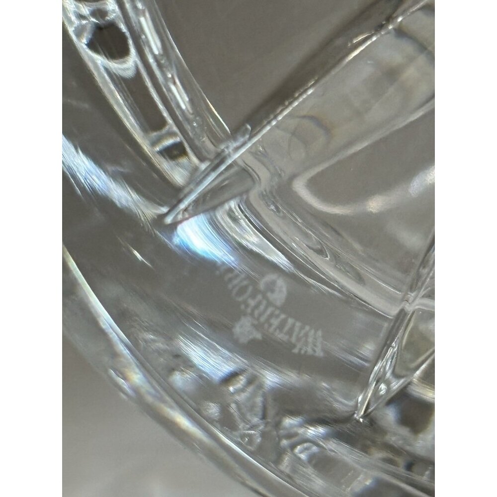 Waterford Wine Coaster Holder Crystal Millenium 5” Signed Jim O'Leary - Picture 9 of 10